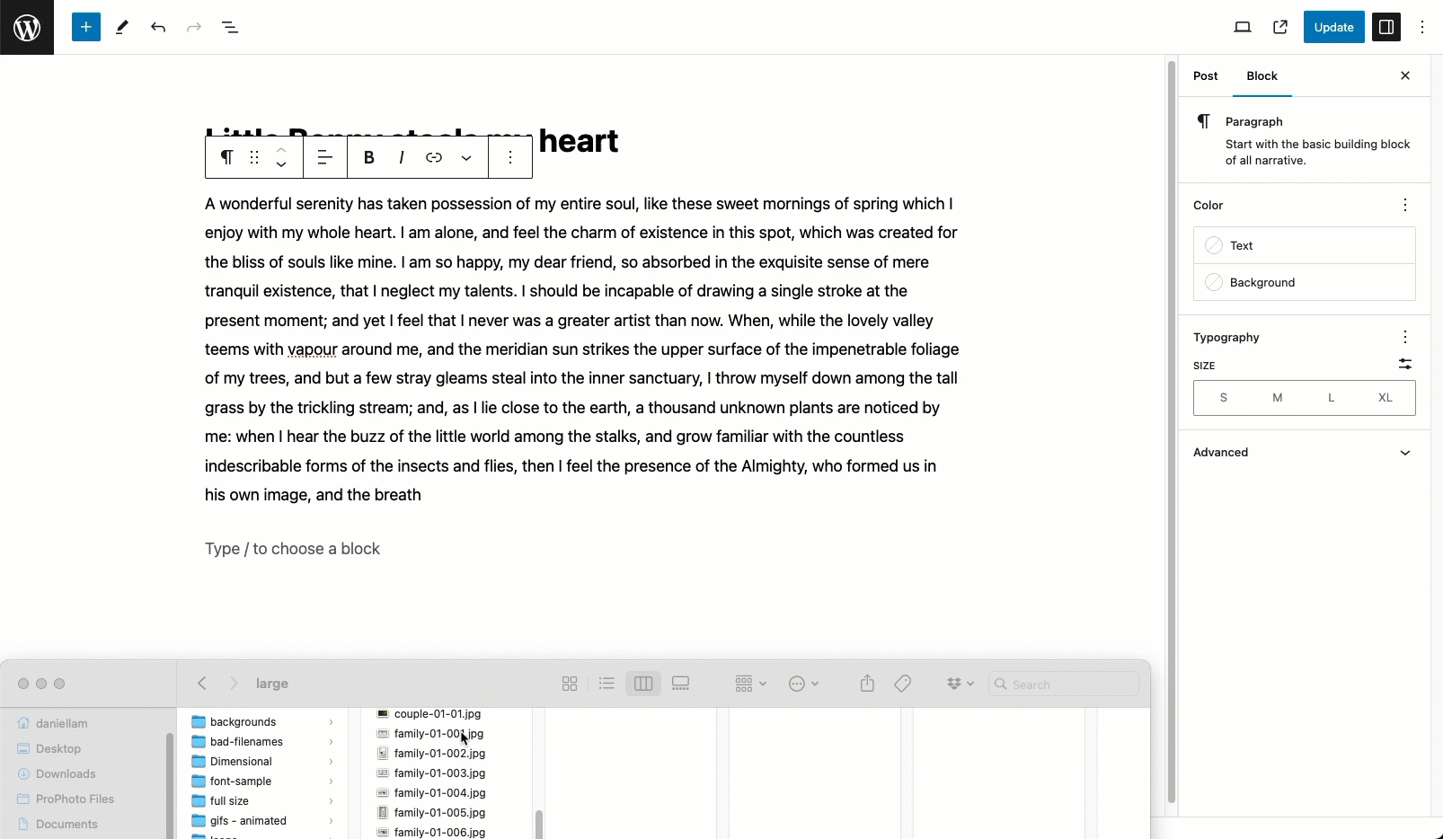 adding multiple images to block editor.gif