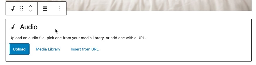 wordpress audio block upload options.jpg
