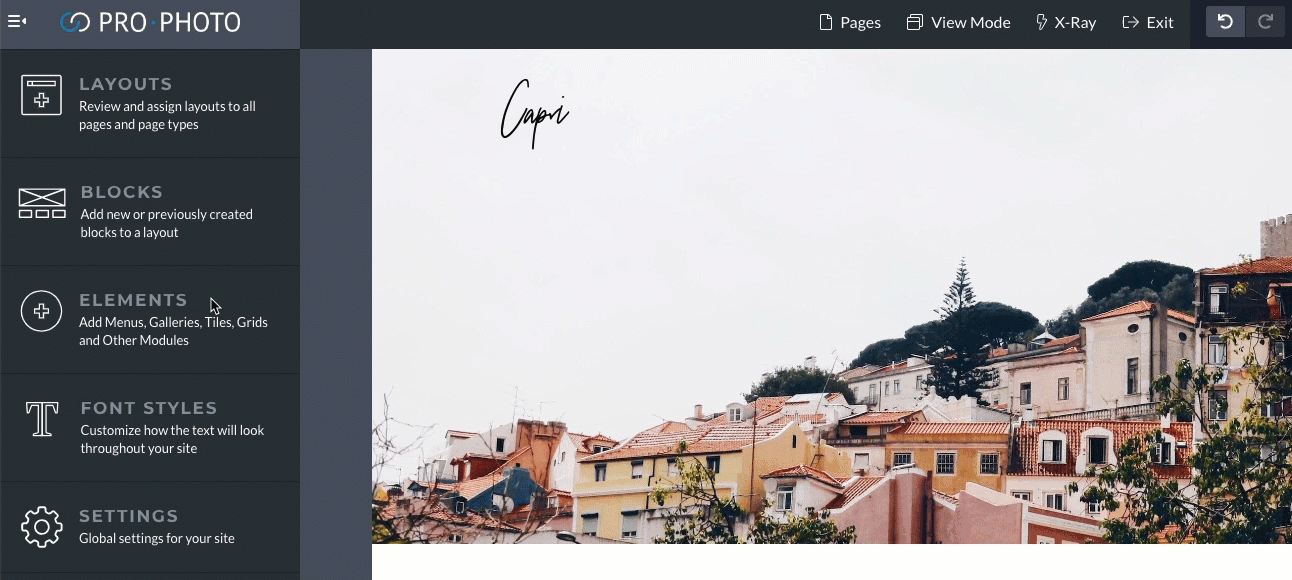 adding menu to layout example.gif