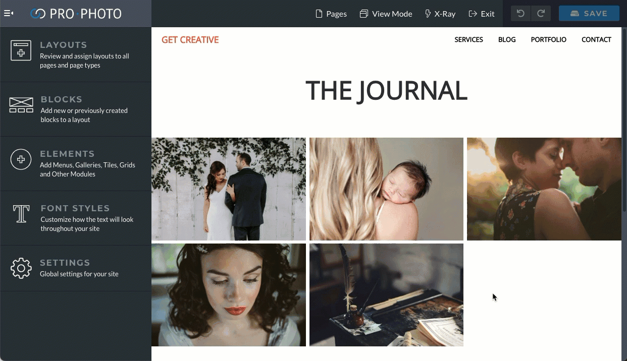 creative blog layout wordpress content module.gif